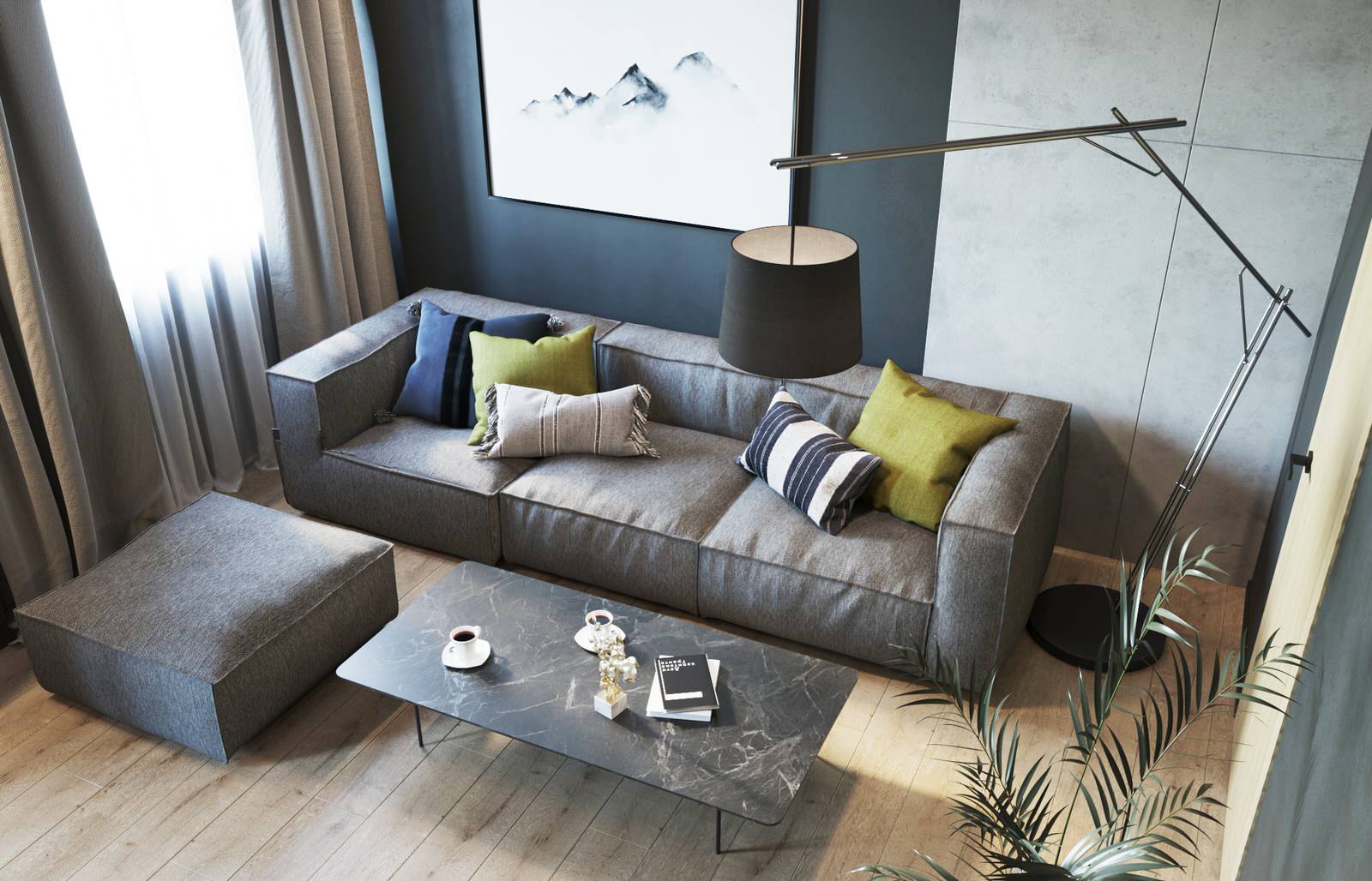 Квартира для семьи в современном стиле