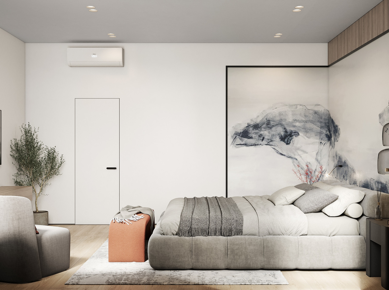 Минималистичная спальня