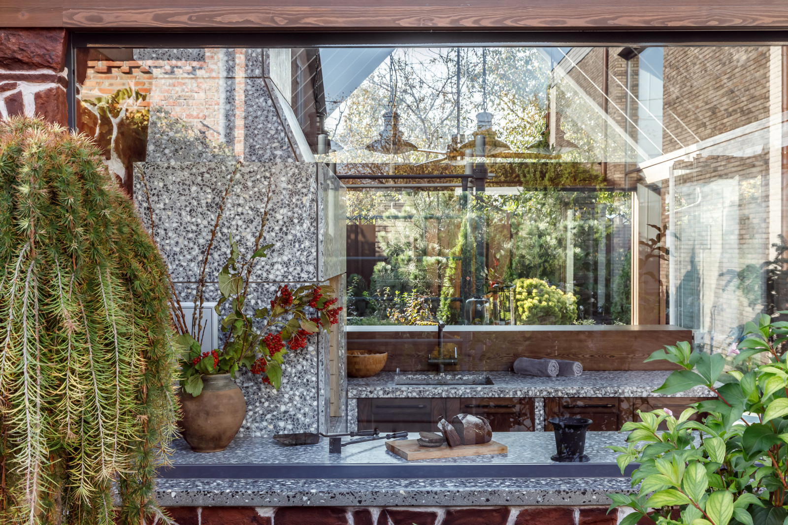 Обложка проекта: Беседка частного дома. Холодное остекление