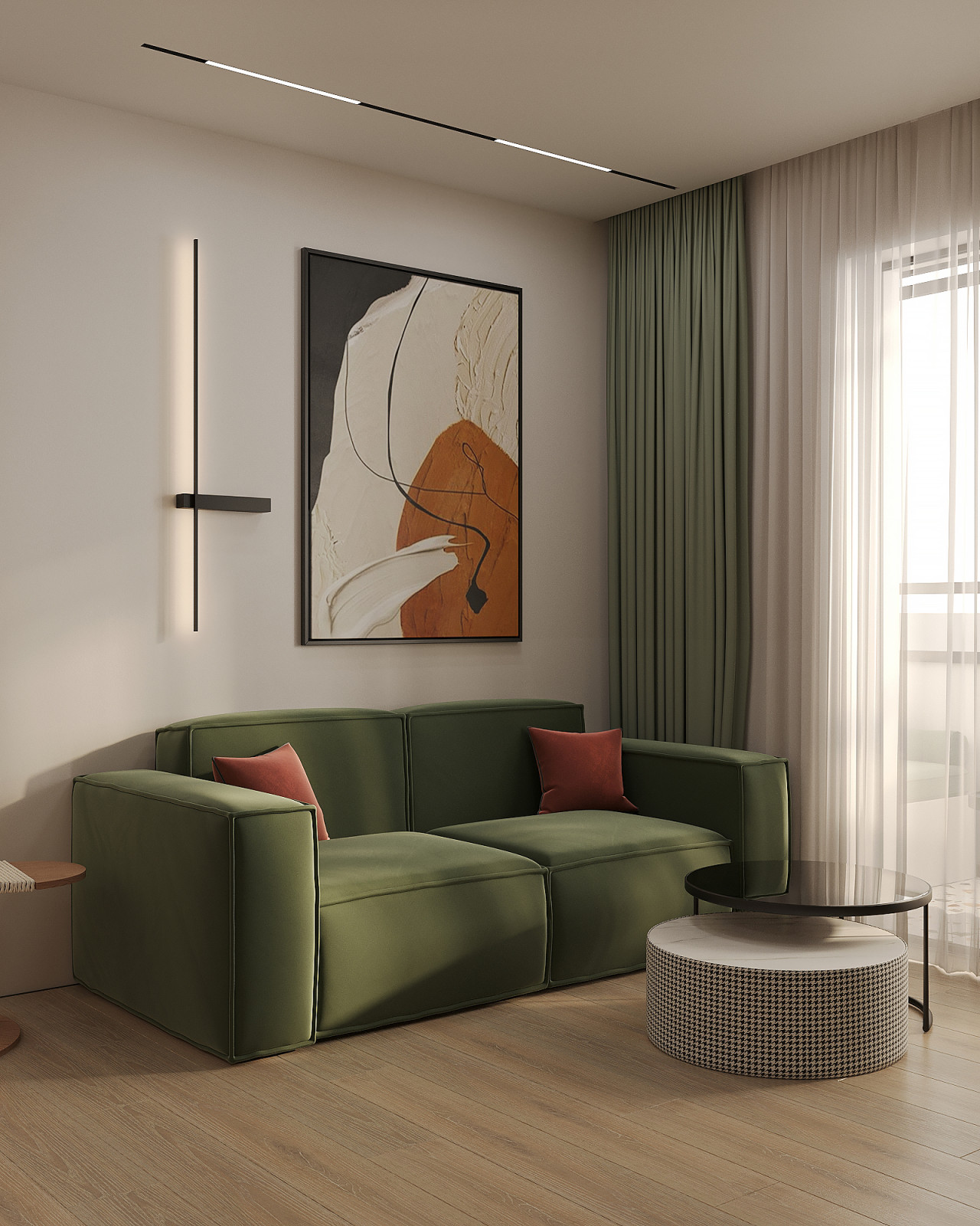 Двухкомнатная квартира для молодой девушки