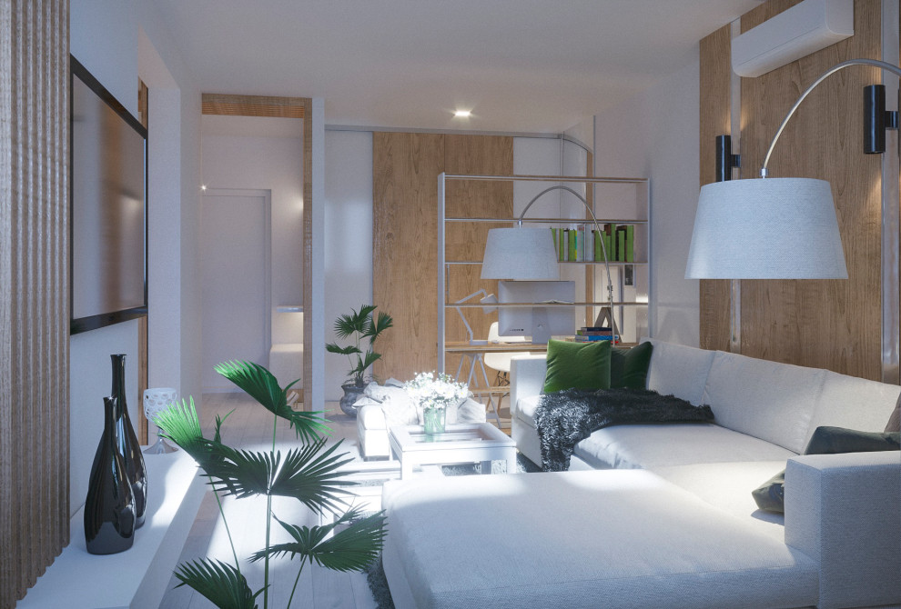 Гостиная, вид от окна