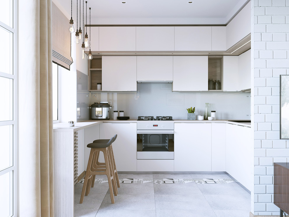 Квартира в современном стиле с акцентами скандинавского.