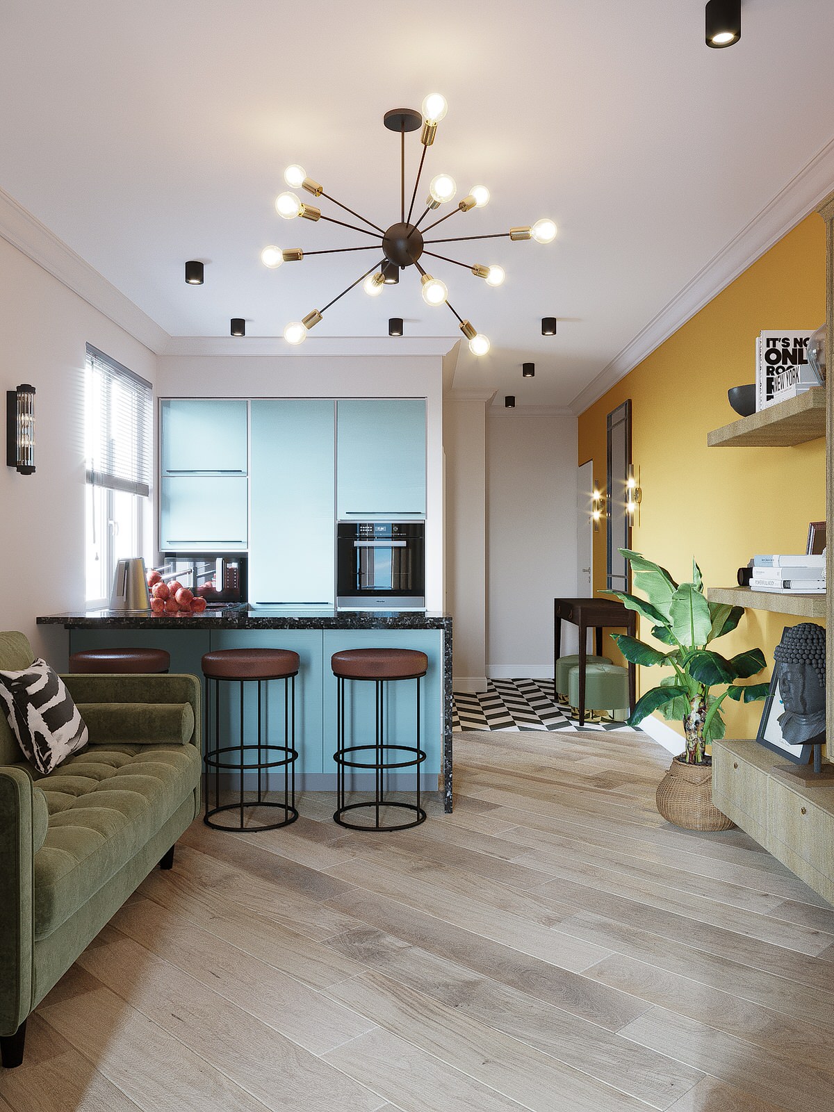 Обложка проекта: Квартира в городе Сочи