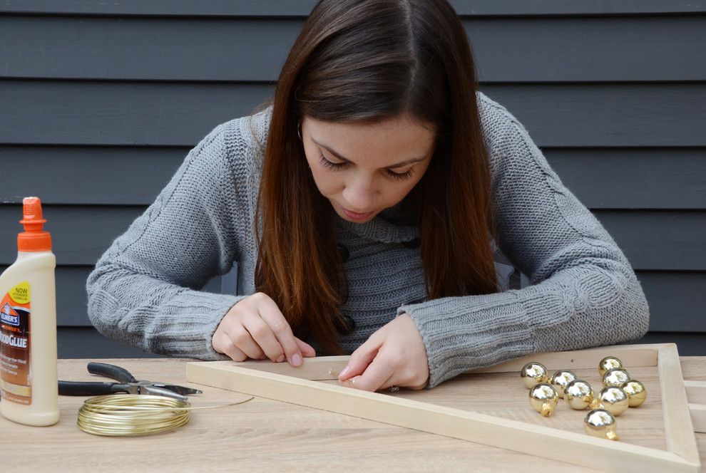 Своими руками: Настольная ёлка из подручных материалов