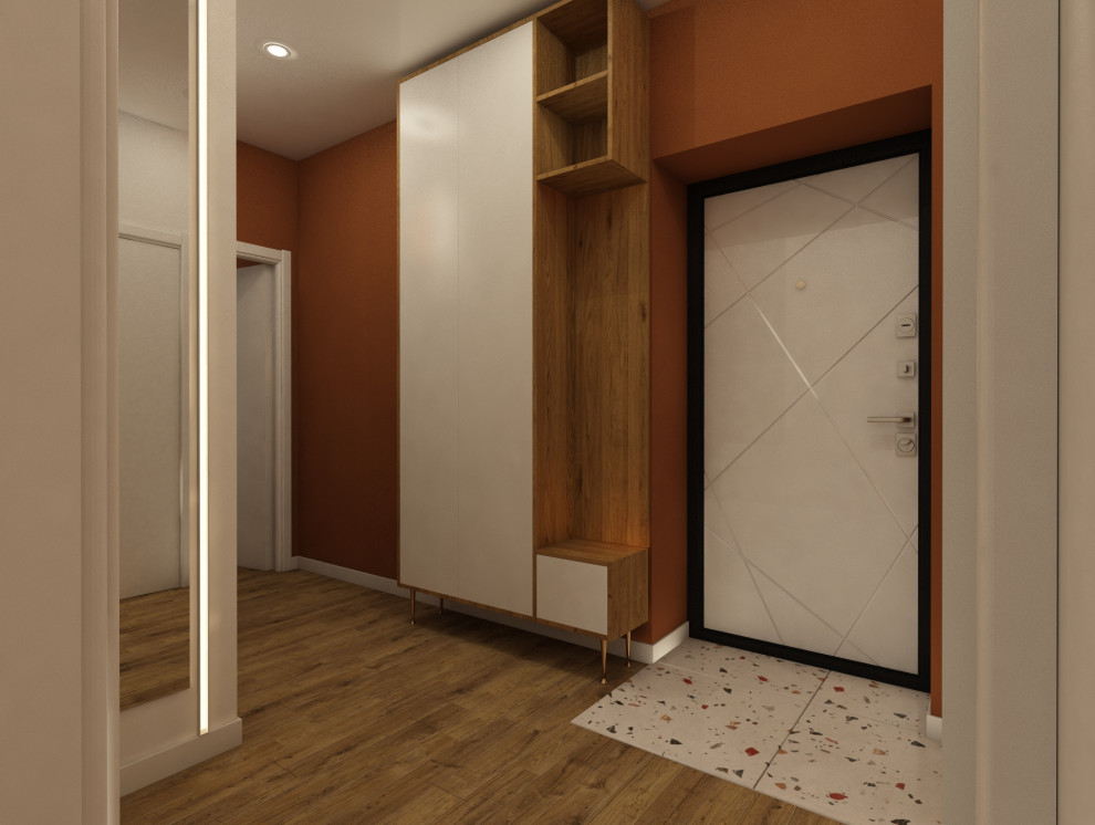 Квартира 60 кв.м. ТЗ от заказчика "Ярко и не ярко))"