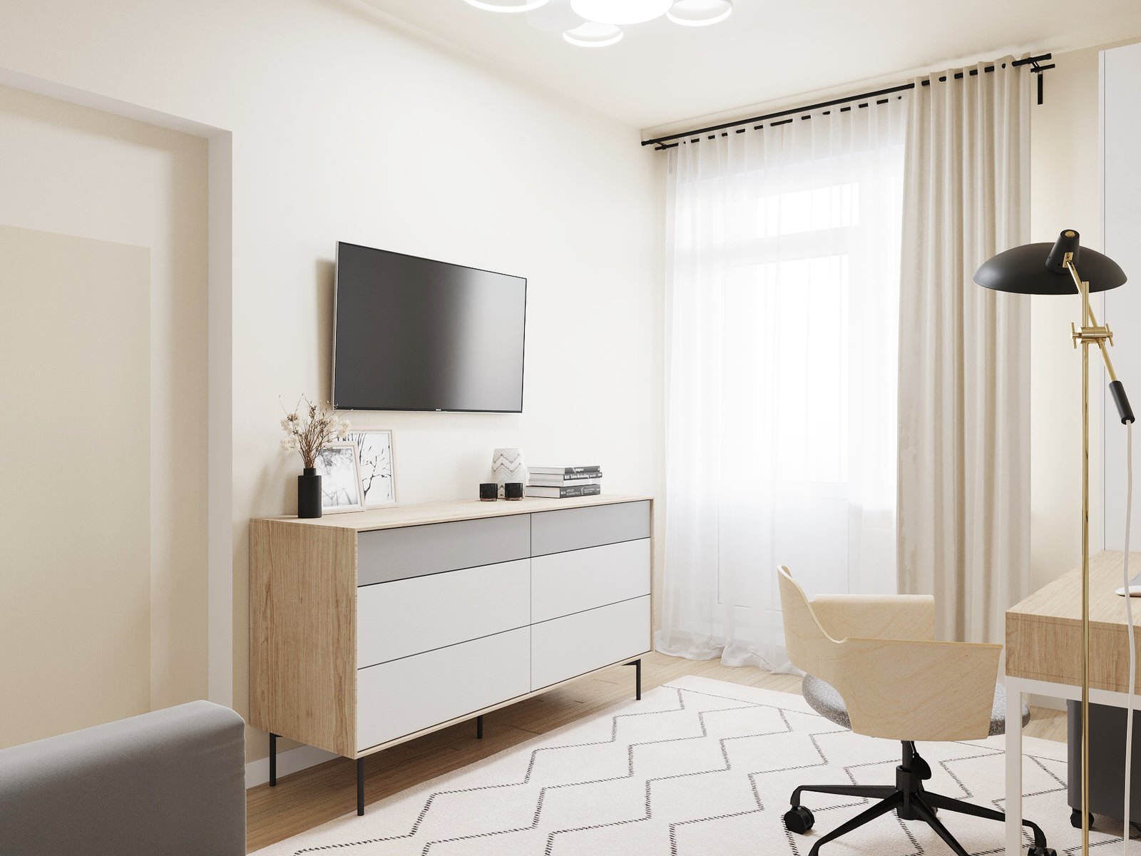 3-х комнатная квартира в ЖК Новоорловский 73 м.кв