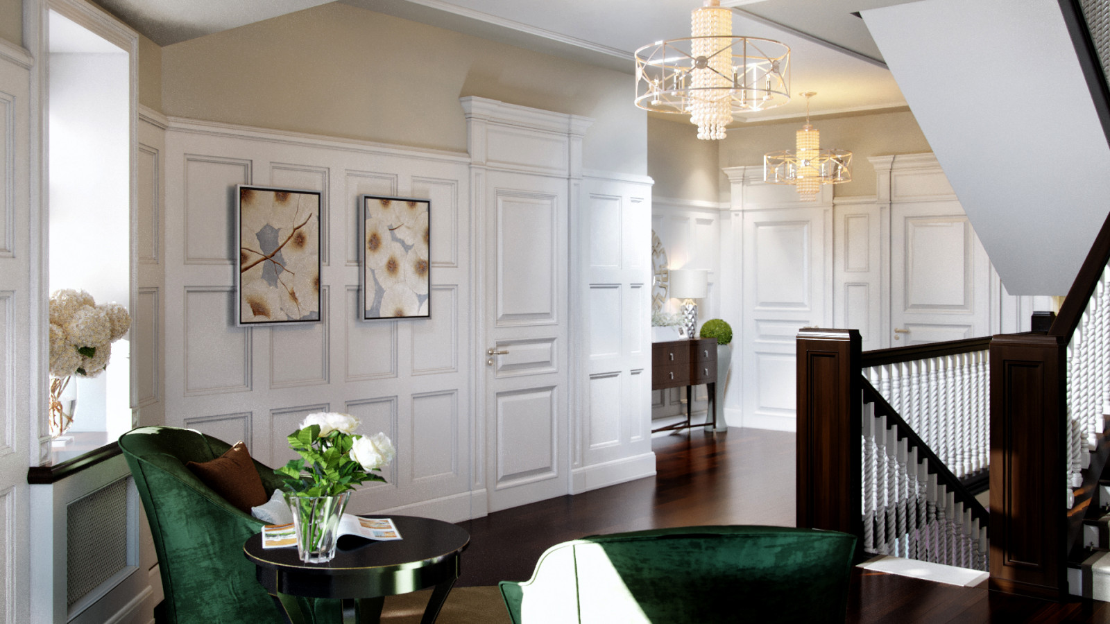 Лайково, холл 2-го этажа