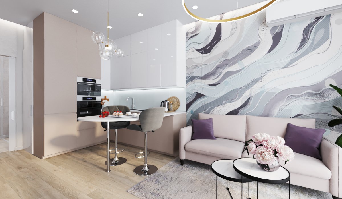 Интерьер квартиры в Геленджике