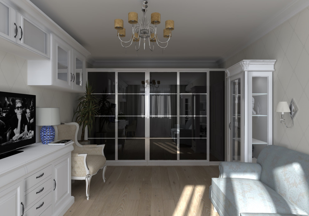 Квартира 38м2 в легком классическом стиле