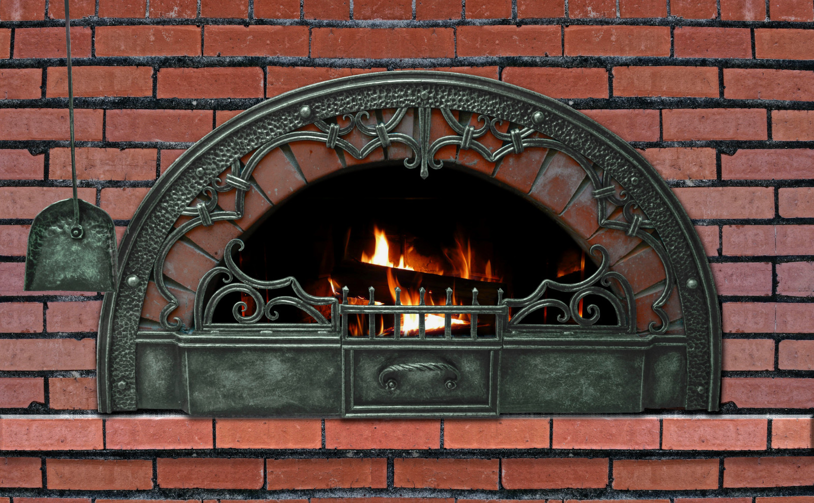 Оформление каминов художественной ковкой