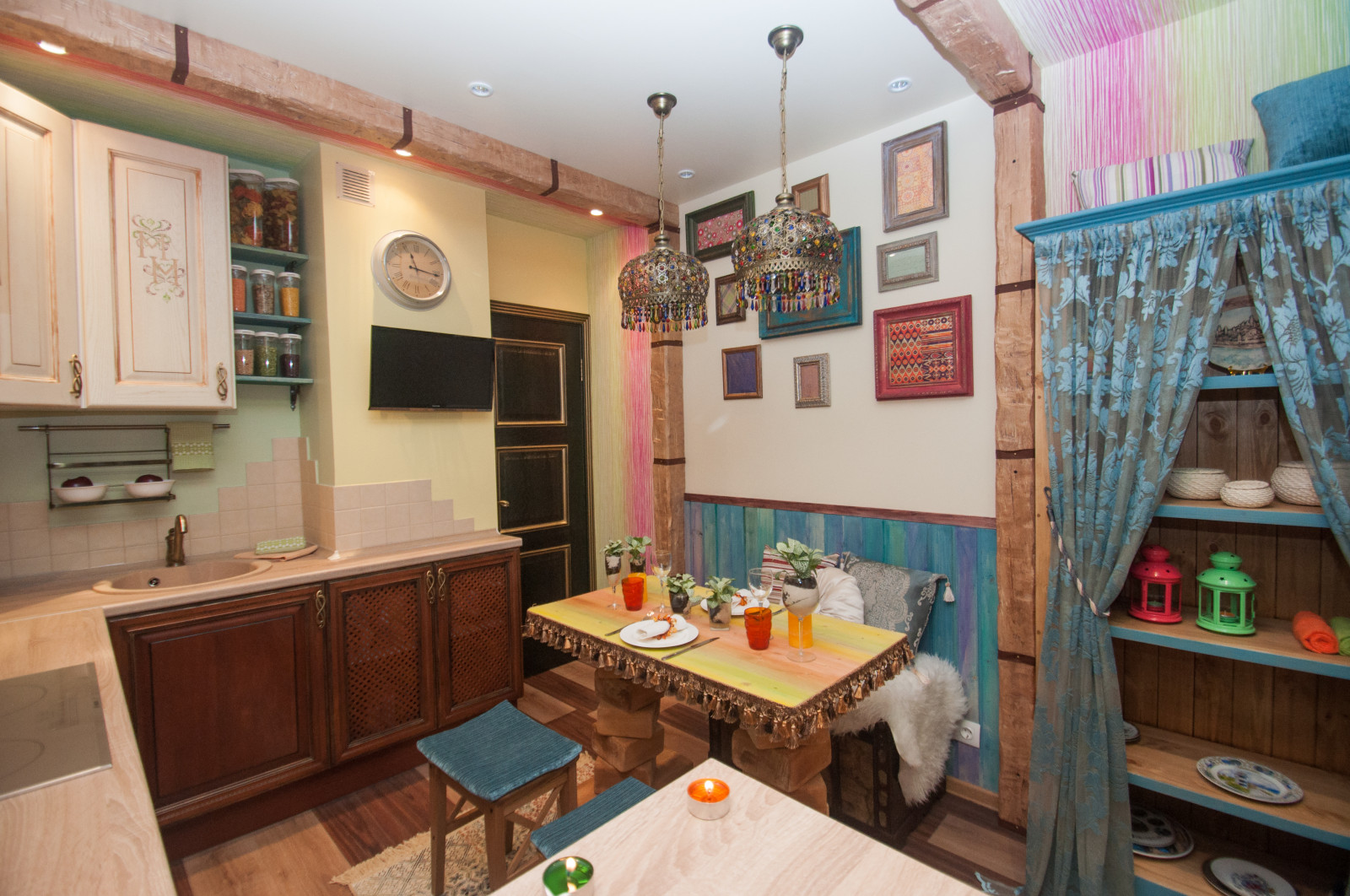 Кухня в стиле бохо-шик