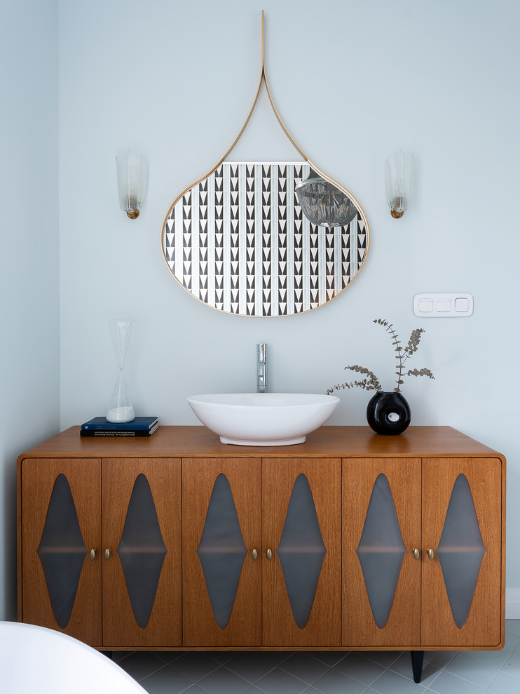Houzz тур: Квартира с яркими акцентами в духе 1950-х
