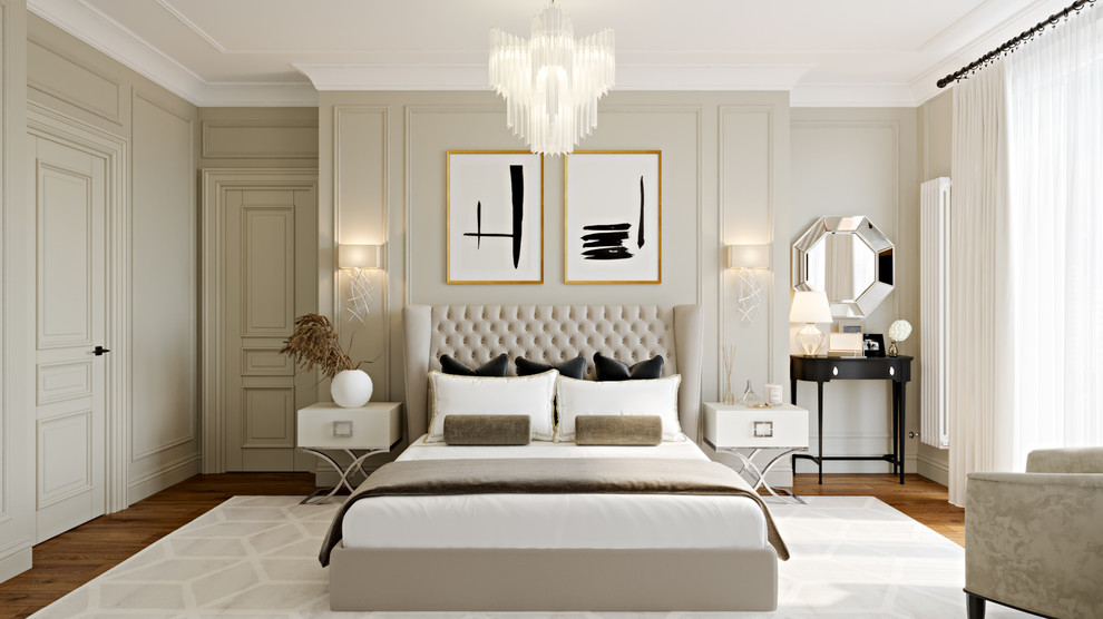 Обложка проекта: Спальня в ЖК Басманный 5