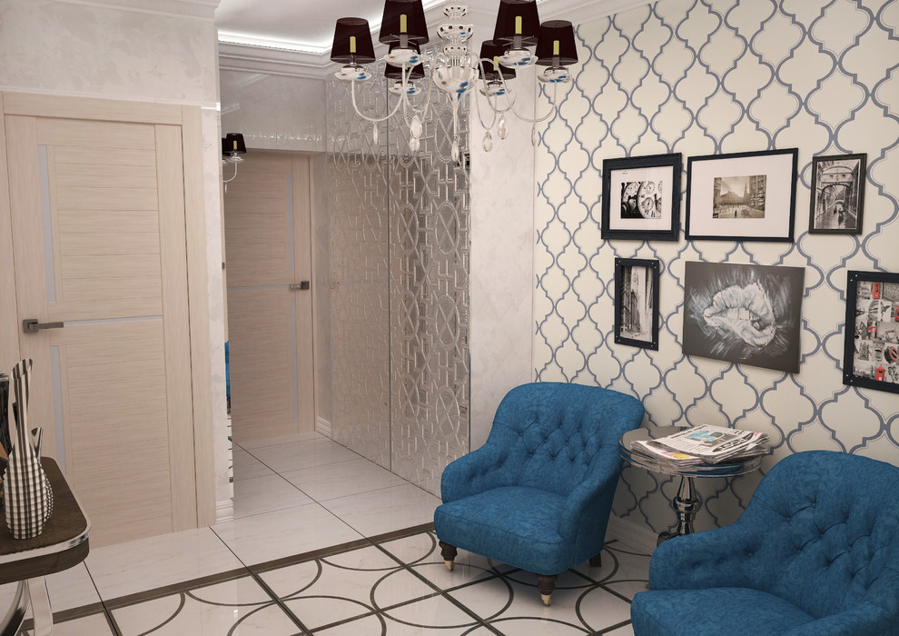 Прихожая в стиле ар-деко