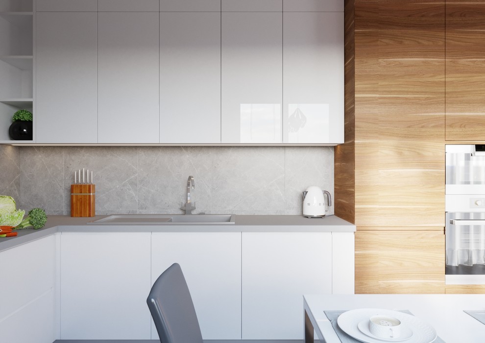 Кухня-гостиная в загородном доме