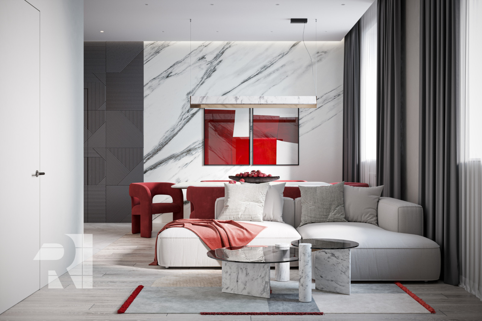 Современный стиль с элементами ар-деко