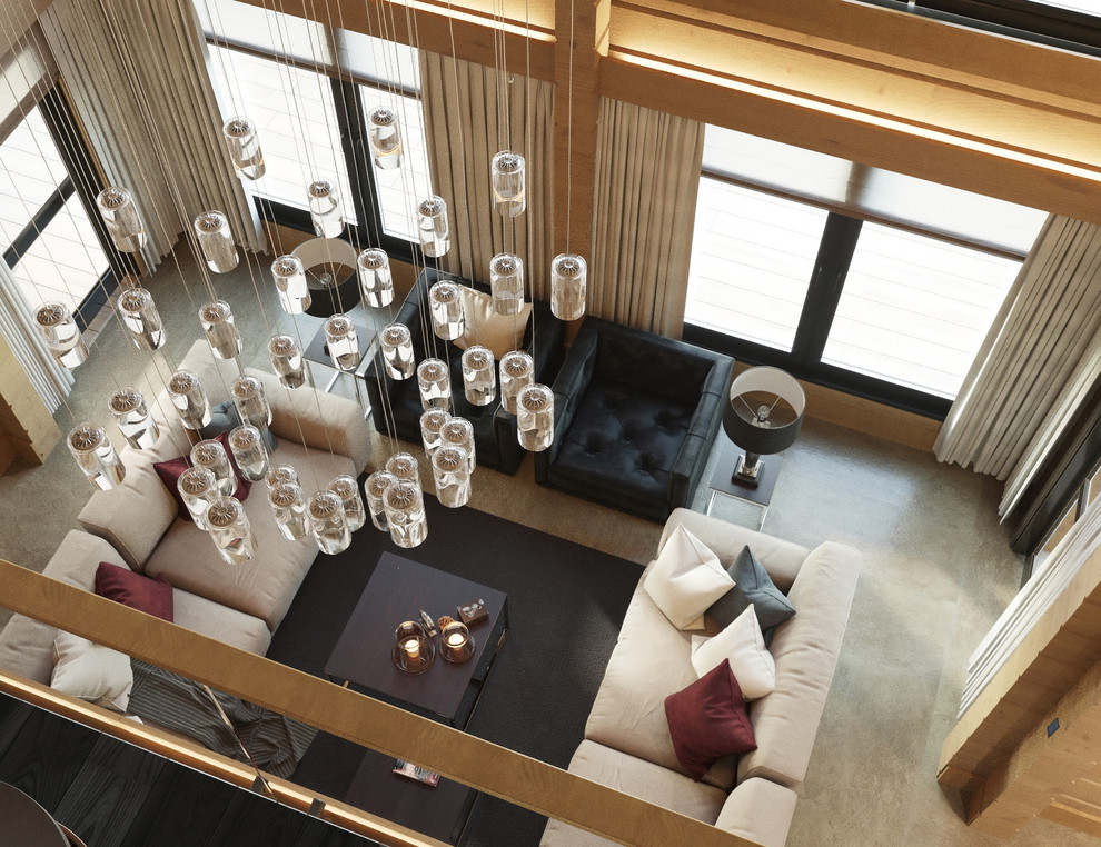 Дом элементами современного шале