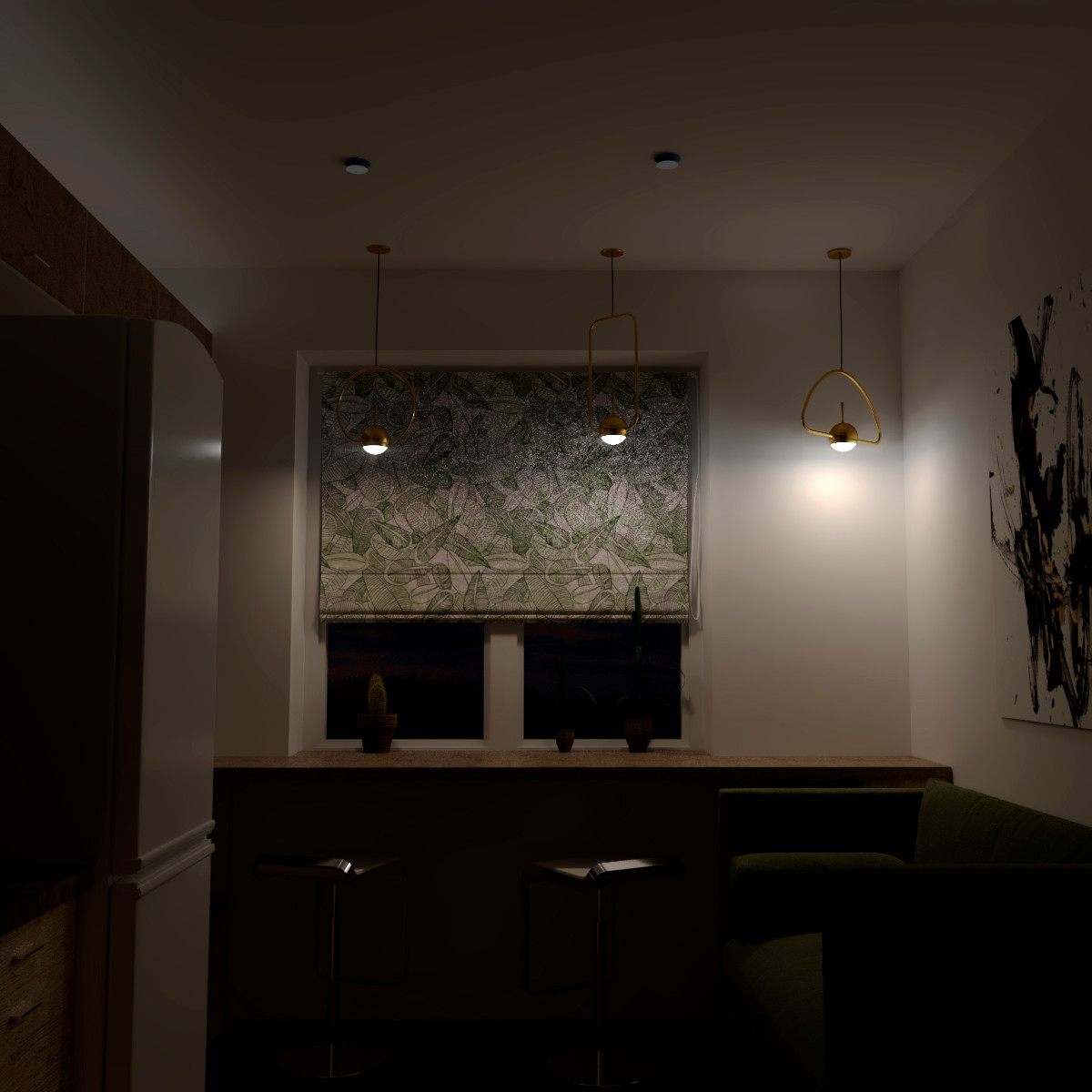 Обложка проекта: Дизайн небольшой квартиры для семьи из трех человек