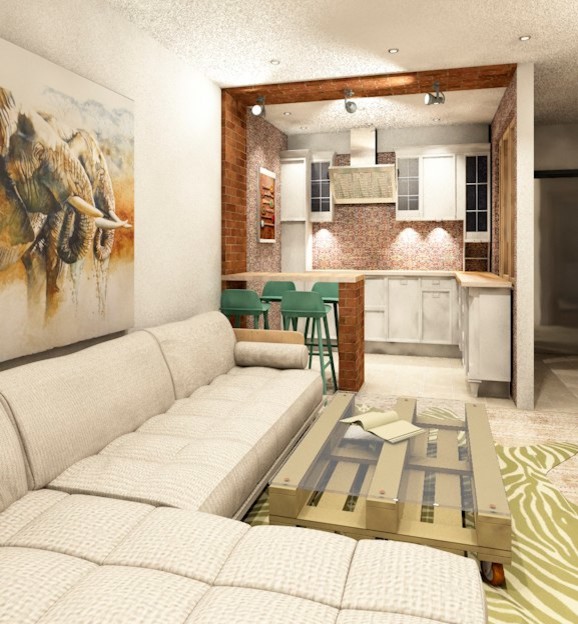 Обложка проекта: Квартира в Залесный-сити (Казань)