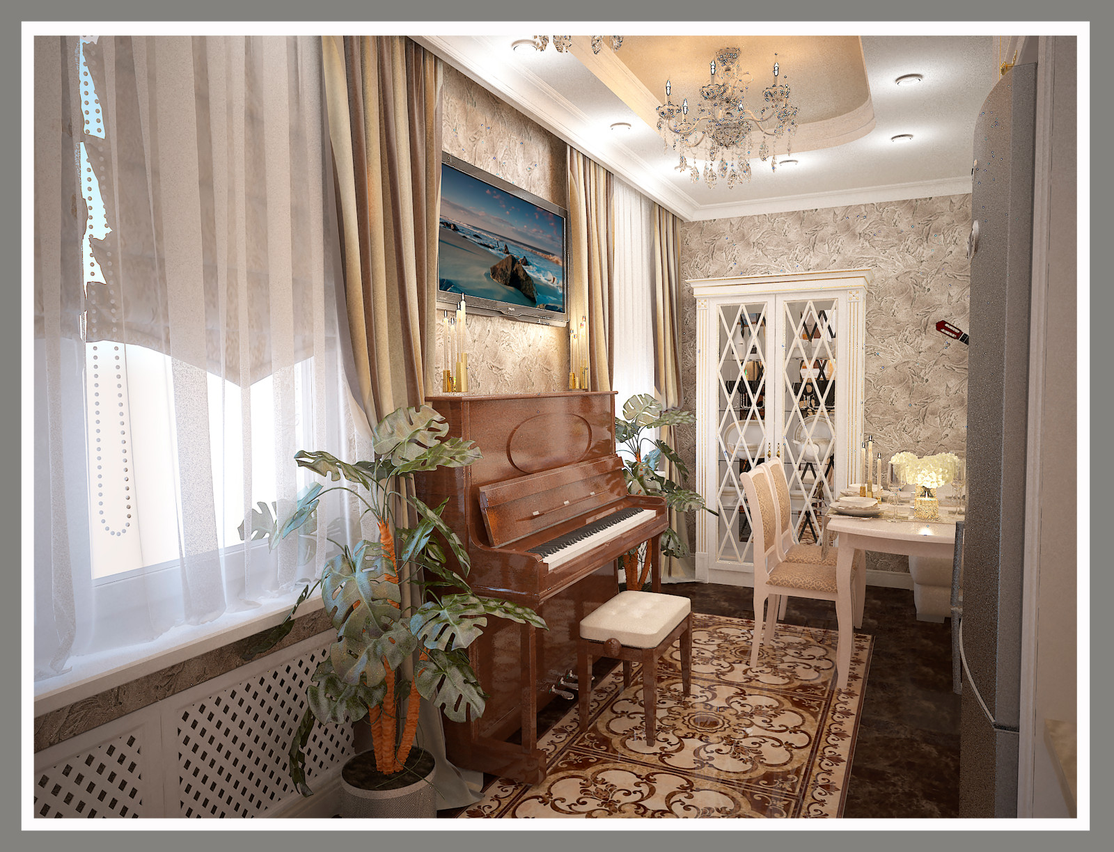 Дизайн квартиры 76 м.кв.
