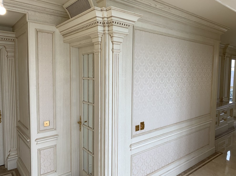 Деревянный интерьер квартиры