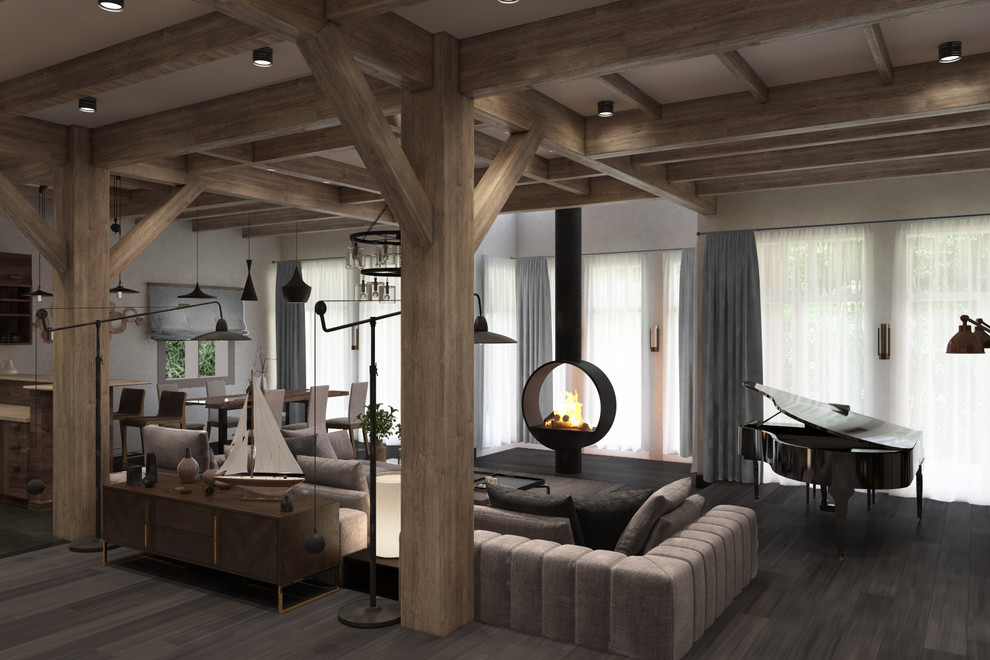 Интерьер дома-шале