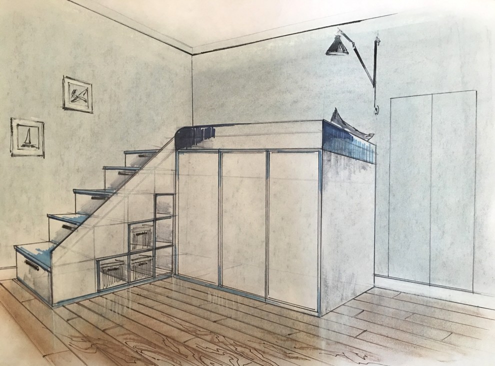 Эскизы квартиры для актрисы кино