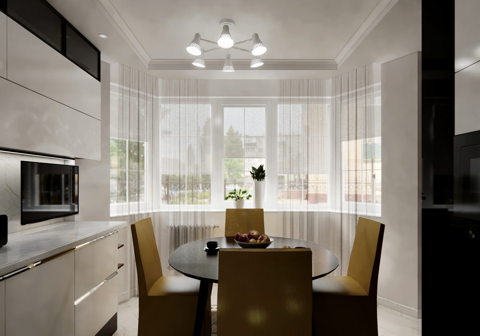 Квартира в стиле Ар-деко с элементами неоклассики в Москве