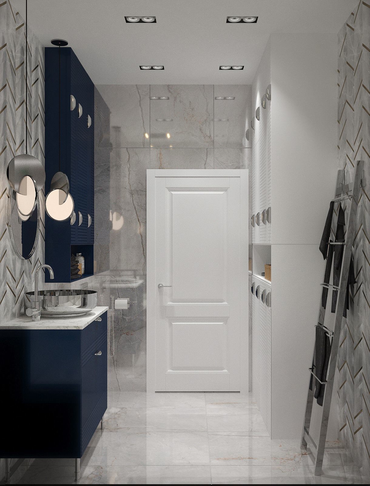 Ванная комната в частном доме, г. Армавир