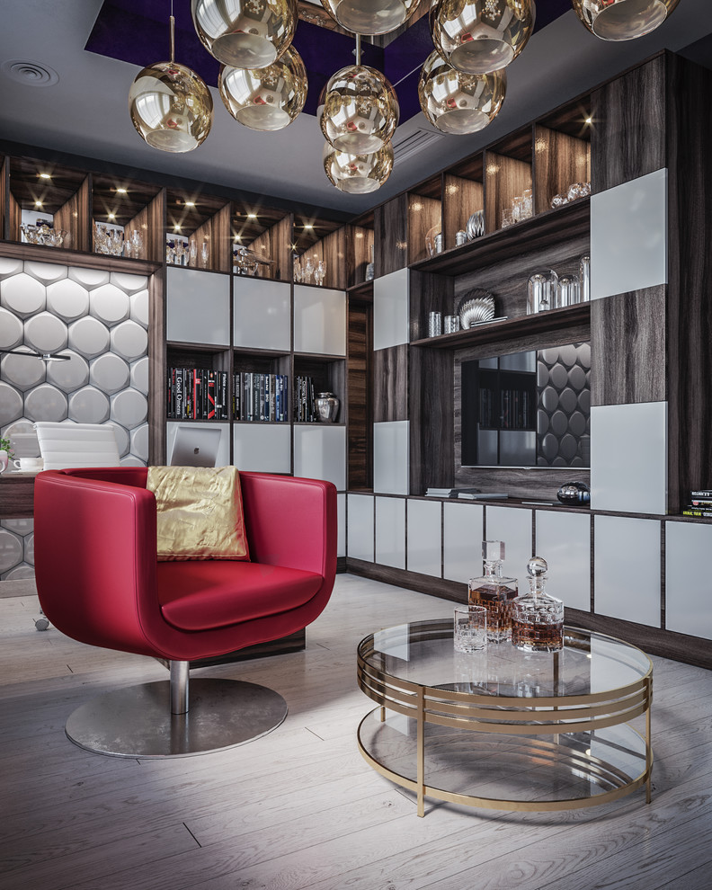 Креативный кабинет. Фьюжн. Коттедж. Санкт-Петербург.