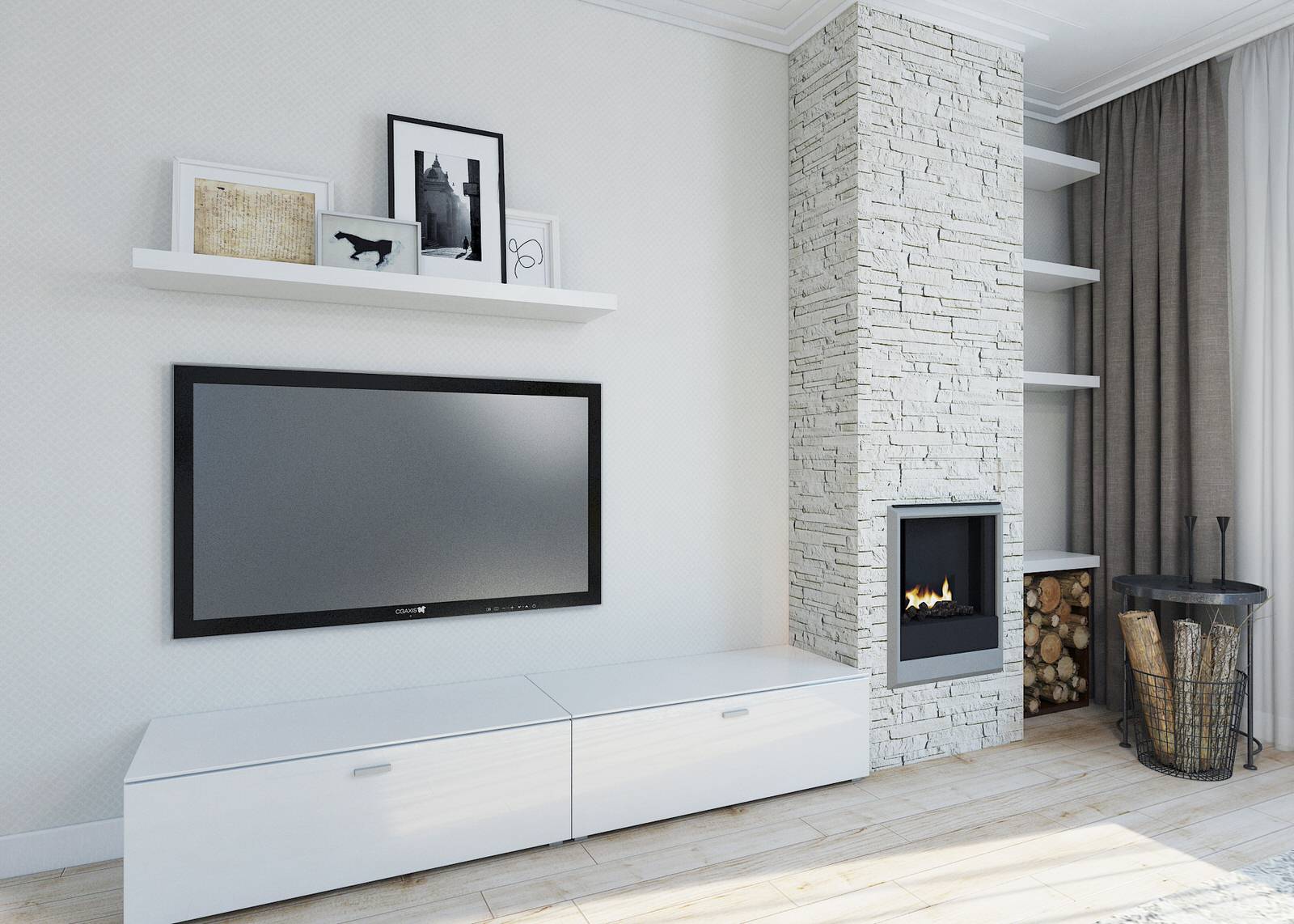 Коттедж в белом