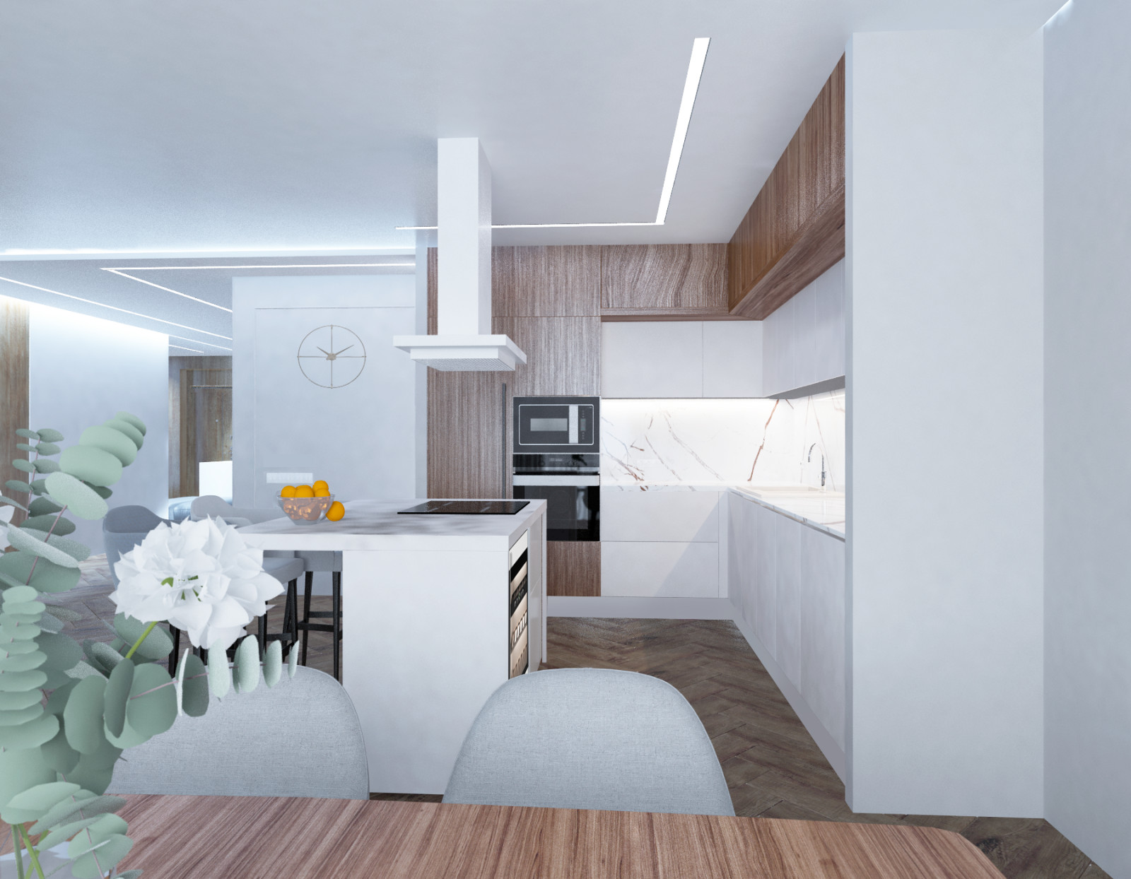 Четырехкомнатная квартира для молодой семьи