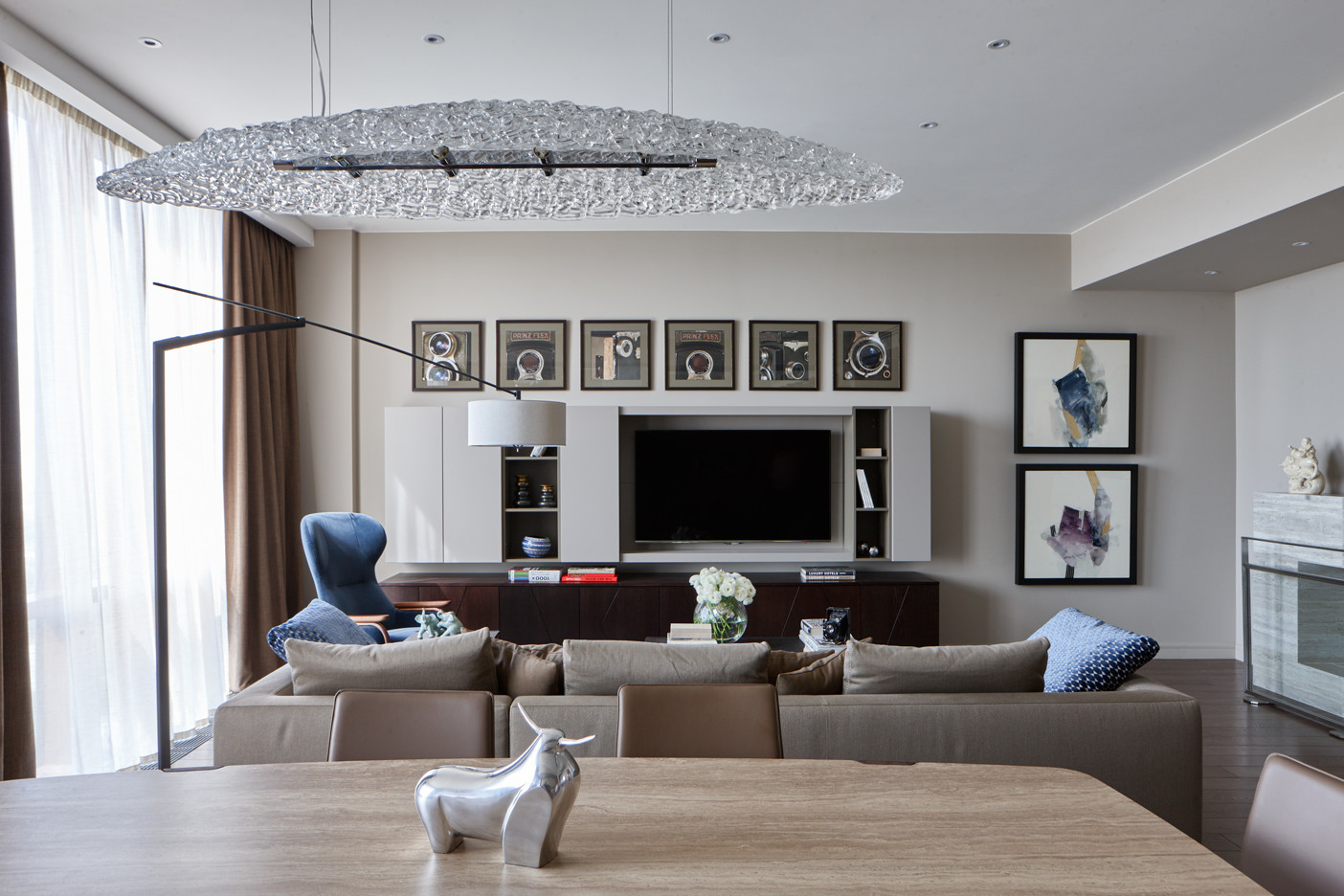 Современный интерьер квартиры на Мосфильмовской