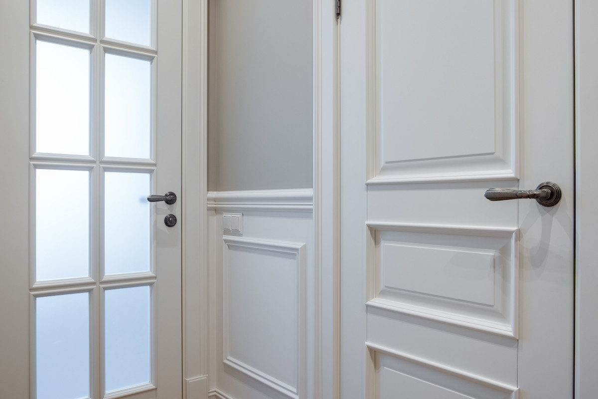 Двери Орлеан и Леон фабрики Брянский лес. Дизайнер Полина Усан