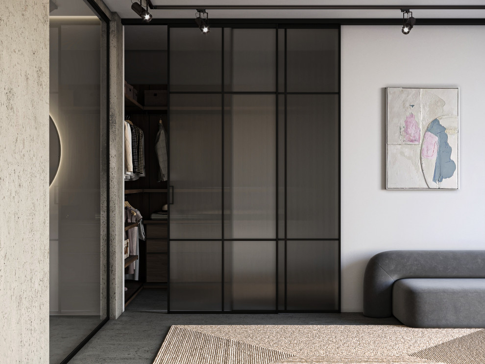 Раздвижные перегородки из стекла