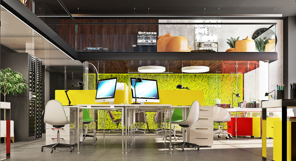 Лофтовый open space в офисном пространстве