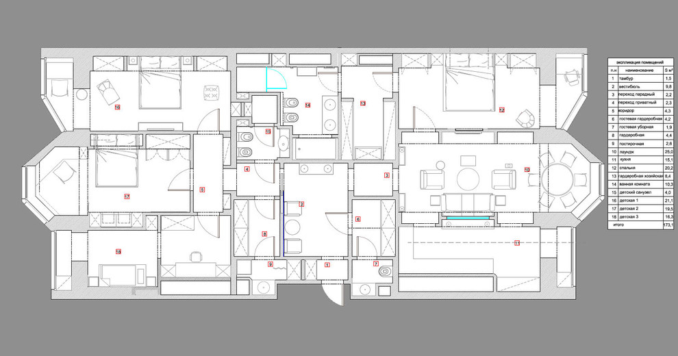Houzz тур: Четыре времени года в одной московской квартире