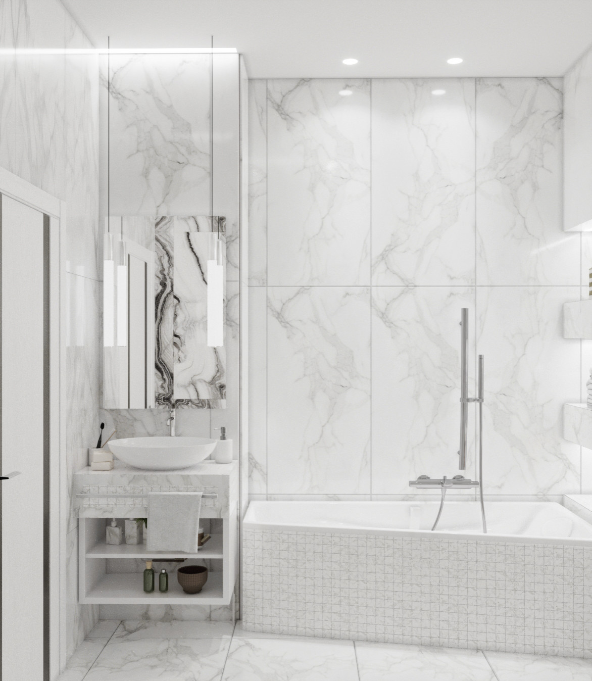 Проект 2-х комнатной квартиры в Апартаментах Лахта Плаза