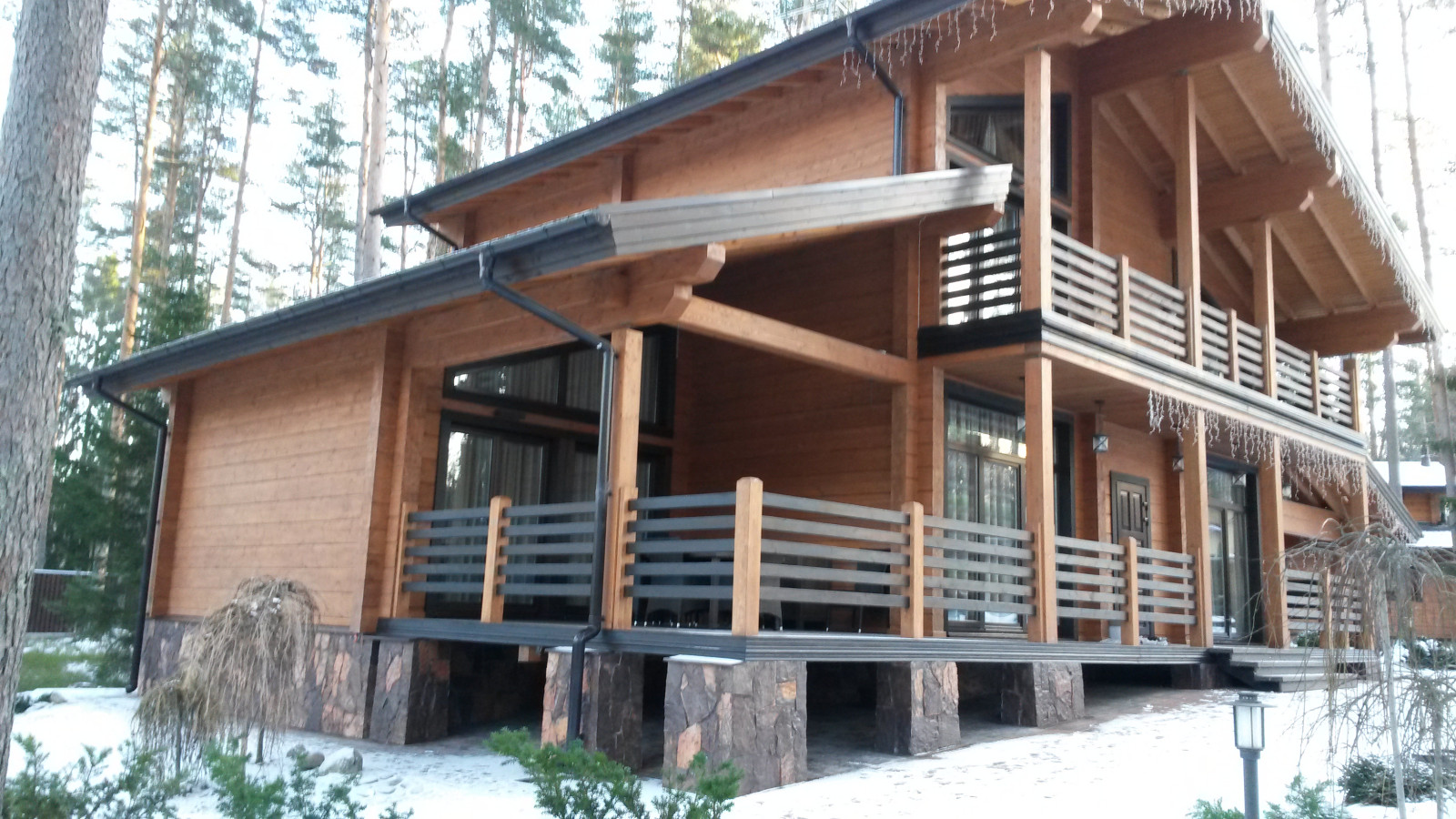 Обложка проекта: пос. Пушное фасад и благоустройство