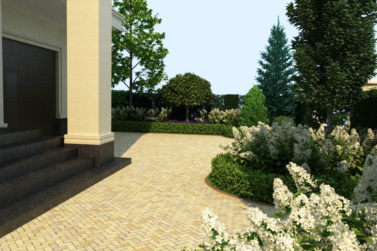 3D визуализация участка 12 соток