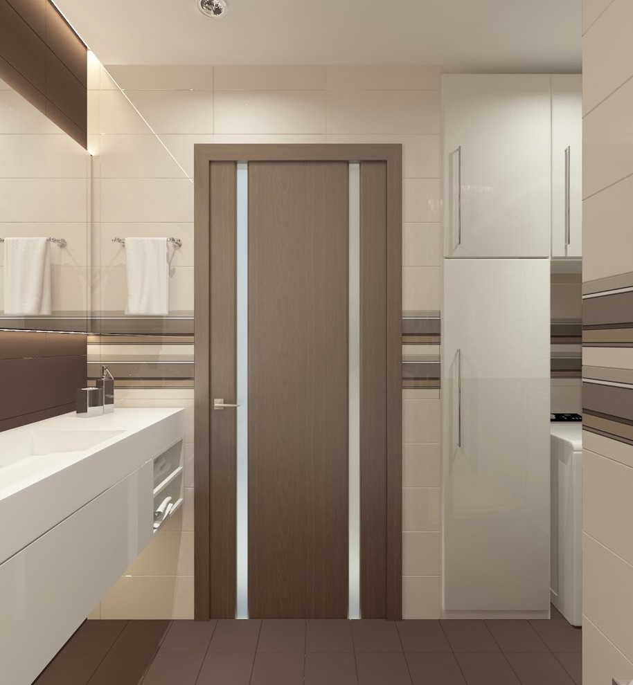 Дизайн-проект ванной комнаты от «Strekoza Design»