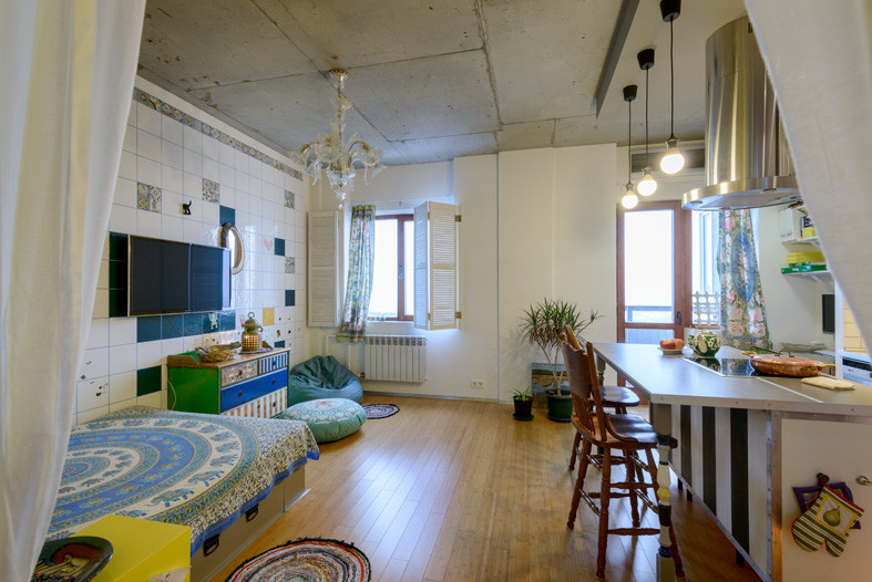 Квартира-студия для молодой пары.