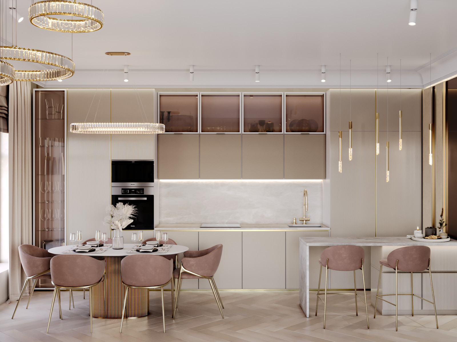 Обложка проекта: ЖК "Clever Park" квартира 168m2