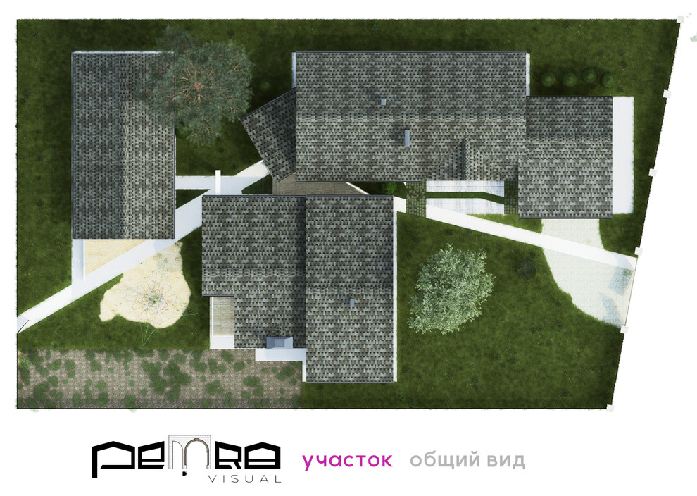 Проект индивидуальной застройки участка для ИЖС