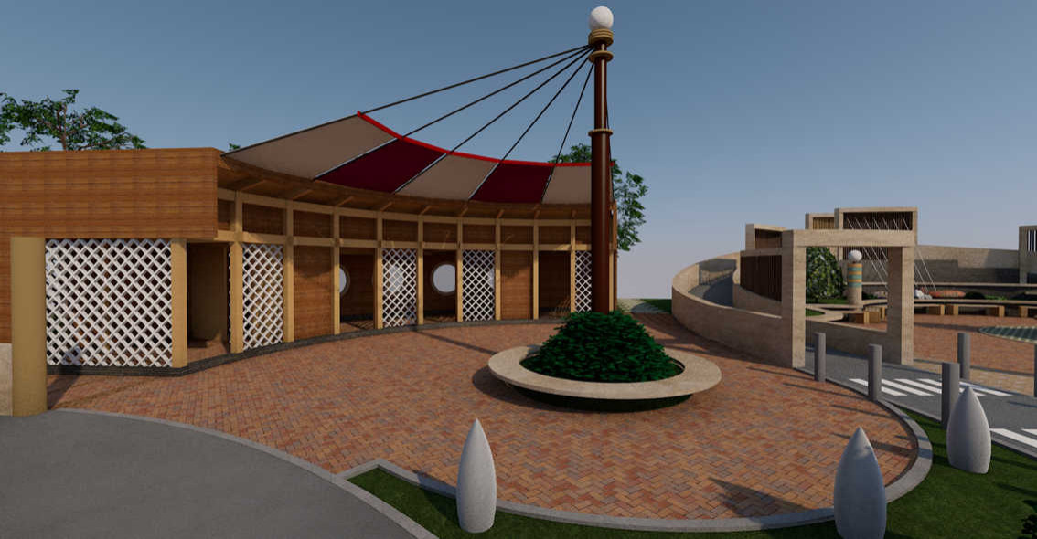 Обложка проекта: Элементы благоустройства жилого квартала