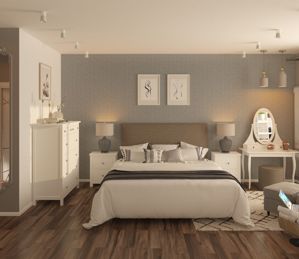 Дизайн проект квартиры для молодой девушки