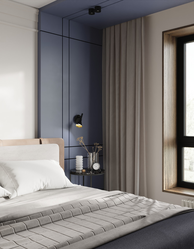 Современный таунхаус в теплой бежевой гамме