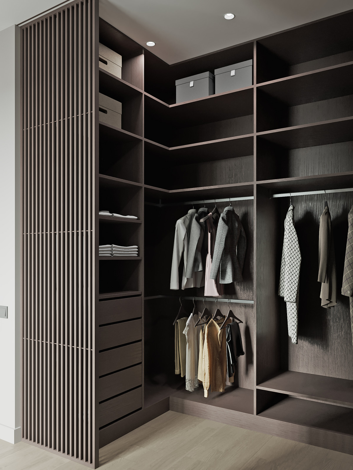 Дизайн-проект 3-комнатной картиры ЖК "Дом на Грота", 102 кв.м, Спб