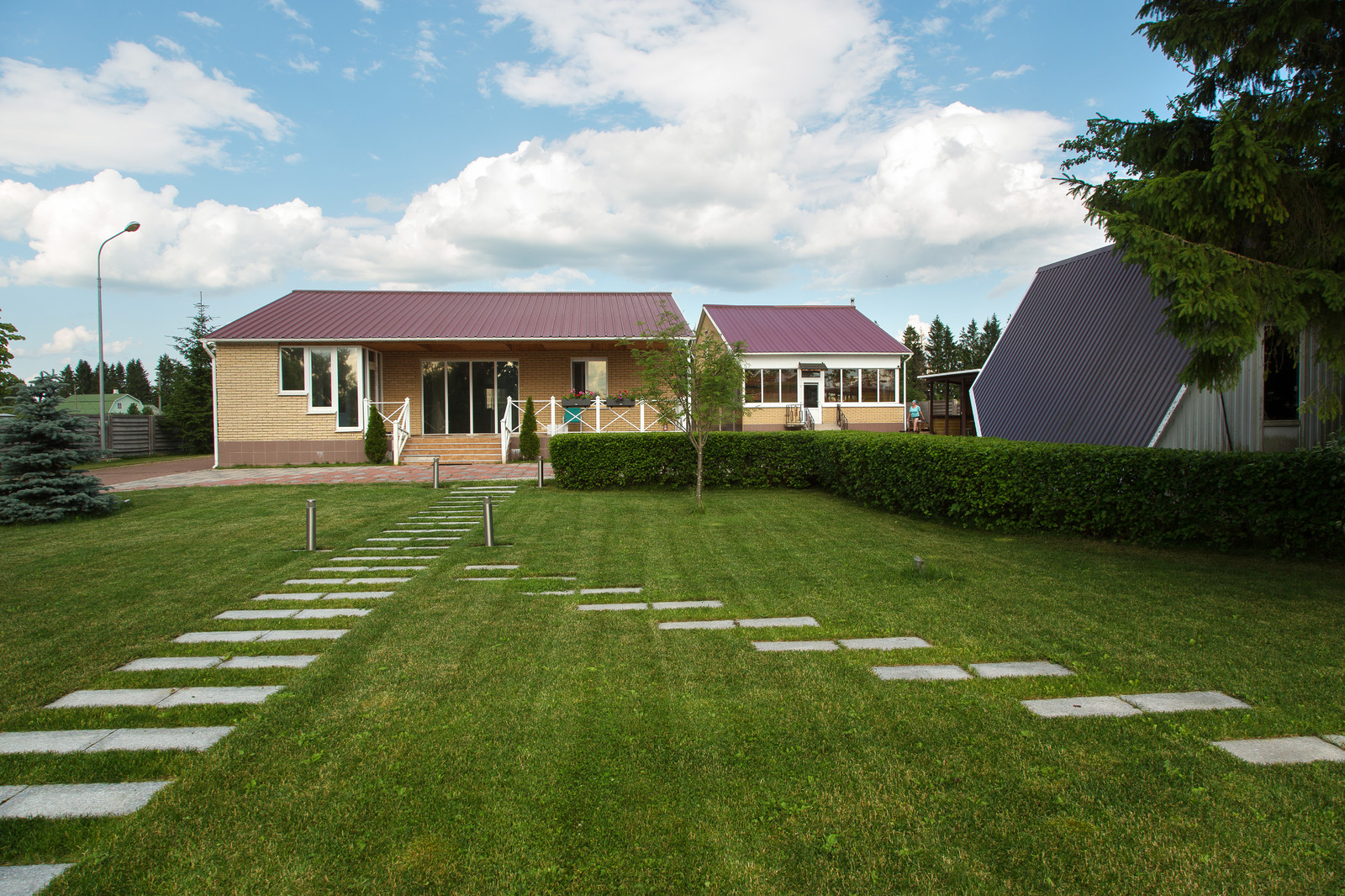 Благоустройство загородного участка Ландшафтный дизайн
