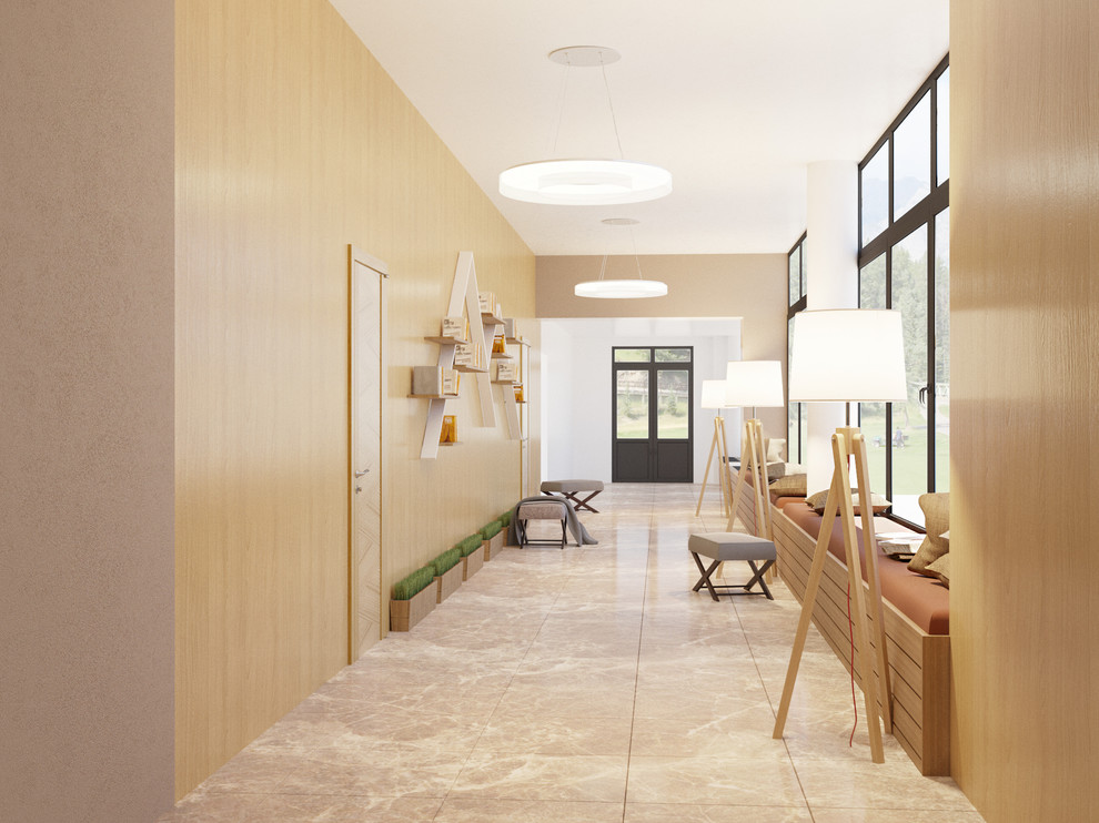 Обложка проекта: холл КБГУ